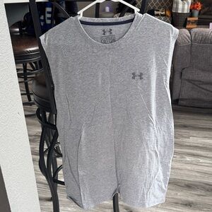 Under Armour Men's Heather Gray Tank Top